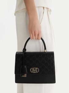 MEXX Torebka CEO-MEXX-L-015-09 Czarny. Czarne torebki klasyczne Mexx, bez wzorów, z materiału, bez dodatków. Za 199,99 zł.