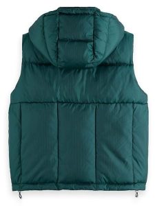 Scotch & Soda Kamizelka w kolorze morskim rozmiar: L. Niebieskie kamizelki Scotch & Soda, l, bez wzorów, bez kołnierzyka, bez ramiączek, bez kaptura. Za 285,49 zł.