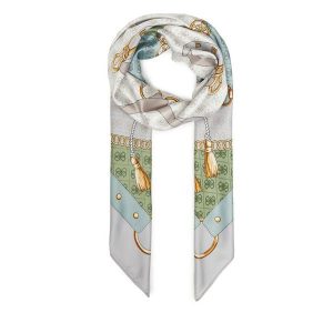 Chusta Guess. Zielone apaszki i chusty Guess, z aplikacjami. Za 219,99 zł.