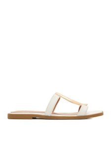 MEXX Klapki EO-WS5037-01 Biały. Białe klapki Mexx, bez wzorów, ze skóry, bez obcasa. Za 249,99 zł.