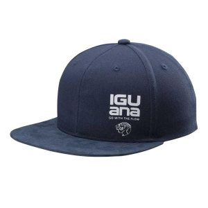 Czapka Z Daszkiem Z Logo Yuka. Niebieskie czapki IGUANA, bez wzorów, sportowe. Za 87,99 zł.