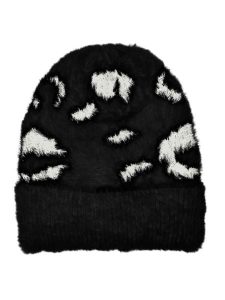 ONLY Czapka w kolorze czarno-białym rozmiar: onesize. Białe czapki ONLY, bez wzorów. Za 56,79 zł.