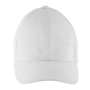Czapka Z Daszkiem Z 6 Panelami Słonecznymi. Białe czapki SOL'S, bez wzorów. Za 26,99 zł.