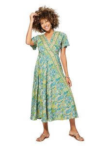 Ipanima Sukienka w kolorze zielonym rozmiar: 34-40. Zielone sukienki Ipanima, na co dzień, bez wzorów, bez kołnierzyka, bez ramiączek, midi, proste. Za 78,99 zł.