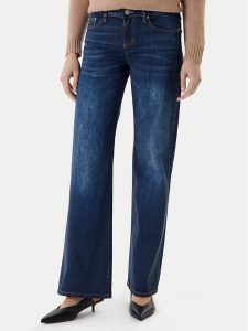 Guess Jeansy W5YA1D D0213 Granatowy Regular Fit. Niebieskie jeansy Guess, z aplikacjami, z bawełny. Za 609,99 zł.