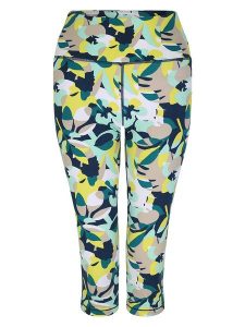 Dare 2b Legginsy sportowe "Influential" w kolorze turkusowo-zielonym rozmiar: 46. Zielone legginsy Dare 2b, bez wzorów, z materiału, outdoorowe. Za 61,75 zł.