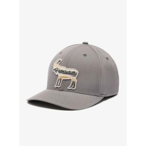 Czapka z daszkiem Columbia Lost Lager 110 - city grey/scenic moose. Szare czapki Columbia, bez wzorów, sportowe. Za 100,99 zł.