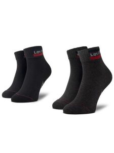 Levi's® Skarpety krótkie 37157-0148 Czarny. Czarne skarpetki bez wzorów, z materiału. Za 29,99 zł.