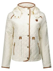 ANAPURNA Kurtka pikowana "Doyatuana" w kolorze kremowym rozmiar: XXL. Brązowe kurtki ANAPURNA, xxl, bez wzorów, bez kaptura. Za 195,99 zł.