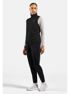 Odlo Kamizelka funkcyjna w kolorze czarnym rozmiar: XS. Czarne kamizelki ODLO, s, bez wzorów, z materiału, bez kołnierzyka, bez ramiączek, bez kaptura. Za 261,67 zł.