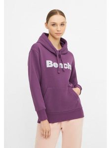 Bench Bluza "Tealy" w kolorze fioletowym rozmiar: 36. Różowe bluzy Bench, bez wzorów, z kapturem. Za 110,29 zł.