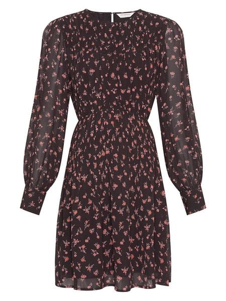 MOSS COPENHAGEN Sukienka "Evelda Orabella" w kolorze brązowo-różowym rozmiar: M. Brązowe sukienki Moss Copenhagen, m, bez wzorów, z wiskozy, bez kołnierzyka, bez ramiączek, mini. Za 187,52 zł.