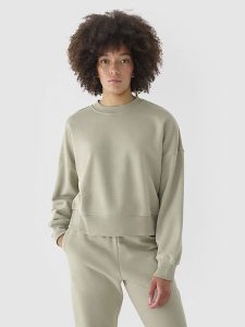 4F Bluza w kolorze zielonym rozmiar: L. Zielone bluzy 4f, l, bez wzorów, bez kaptura. Za 70,24 zł.