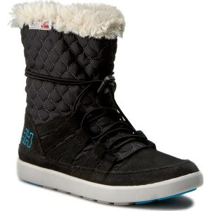 Śniegowce HELLY HANSEN - Harriet 109-89.990 Black/Light Grey/Natura/Winter Aqua. Czarne buty zimowe marki Helly Hansen, z gumy. W wyprzedaży za 309,00 zł.