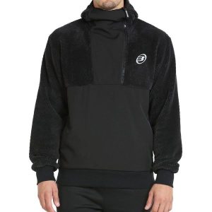 Sudadera Bullpadel Bobora. Czarne kurtki BULLPADEL, bez wzorów, bez kaptura. W wyprzedaży za 200,45 zł.