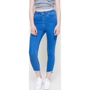 Vero Moda - Jeansy. Niebieskie jeansy marki Vero Moda, z bawełny. W wyprzedaży za 79,90 zł.