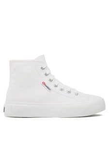 Superga Trampki 2696 Stripe S112I9W Biały. Białe trampki Superga, bez wzorów, z materiału, bez zapięcia. Za 379,99 zł.