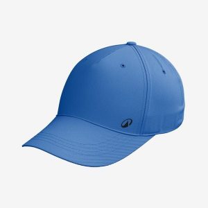 Czapka z daszkiem TC500 Kuikma. Niebieskie czapki KUIKMA, bez wzorów, z materiału, sportowe. Za 34,99 zł.