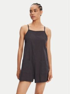 Roxy Kombinezon Lavender Haze ERJWO03014 Czarny Regular Fit. Czarne kombinezony Roxy, xs, bez wzorów, z bawełny, bez kołnierzyka, bez ramiączek. Za 229,99 zł.