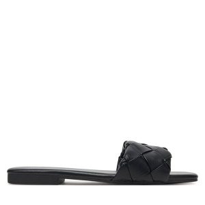 Klapki Call It Spring. Czarne klapki Call it Spring, bez wzorów, bez obcasa. Za 129,99 zł.
