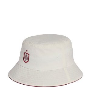 Kapelusz typu bucket Hiszpania 26. Białe kapelusze ADIDAS, bez wzorów, z materiału, klasyczne. Za 119,00 zł.
