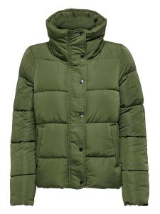 ONLY Kurtka zimowa "Cool" w kolorze zielonym rozmiar: XL. Zielone kurtki ONLY, na zimę, xl, bez wzorów, z puchu, bez kaptura. Za 109,78 zł.