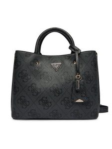 Guess Torebka Meridian II HWOS69 74060 Szary. Szare torebki klasyczne Guess, z aplikacjami, ze skóry, bez dodatków. Za 653,99 zł.