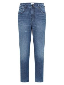 Mustang Jeansy Charlotte 1013597 Niebieski Mom Fit. Niebieskie jeansy Mustang, bez wzorów, z bawełny. Za 309,99 zł.