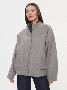 Noisy May Kurtka przejściowa Halston 27029328 Szary Relaxed Fit. Szare kurtki Noisy may, m, bez wzorów, z syntetyku, bez kaptura. Za 219,99 zł.