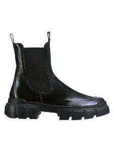 Högl Skórzane sztyblety "Adventure" w kolorze czarnym rozmiar: 38. Czarne botki HÖGL, bez wzorów, bez obcasa, bez zapięcia. Za 478,62 zł.