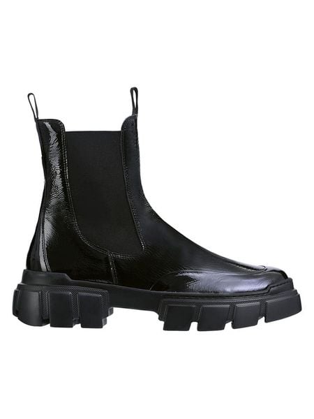 Högl Skórzane sztyblety "Adventure" w kolorze czarnym rozmiar: 39. Czarne botki HÖGL, bez wzorów, bez zapięcia. Za 457,95 zł.