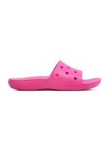 Crocs Klapki "Classic" w kolorze różowym rozmiar: 36/37. Różowe klapki Crocs, bez wzorów, z otwartym noskiem, bez obcasa. Za 65,85 zł.