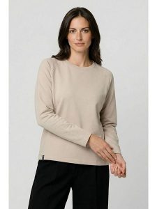 Alife and kickin Bluza "Marcia" w kolorze beżowym rozmiar: M. Brązowe bluzy Alife and Kickin, m, bez wzorów, bez kaptura. Za 82,99 zł.