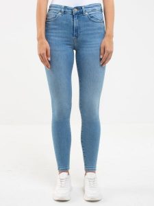 Jeansy damskie push up z wysokim stanem jasnoniebieskie Melinda High Waist 103. Niebieskie jeansy Big Star, z denimu. Za 299,99 zł.