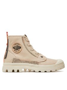 Palladium Trampki 99183-297-M Beżowy. Brązowe trampki Palladium, bez wzorów, z materiału, bez zapięcia. Za 294,99 zł.