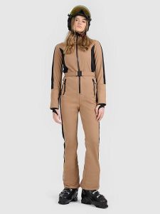 4F Kombinezon narciarski w kolorze beżowym rozmiar: L. Brązowe kombinezony 4f, l, bez wzorów, z tkaniny, sportowe, bez kołnierzyka, bez ramiączek. Za 412,37 zł.
