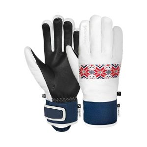 Rękawice narciarskie Reusch Charlize R-Tex® XT. Białe rękawiczki REUSCH, bez wzorów. Za 605,00 zł.