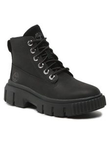 Timberland Trapery Greyfield Leather Boot TB0A5RNG0011 Czarny. Czarne buty zimowe Timberland, ze skóry, bez obcasa, bez zapięcia. Za 519,99 zł.
