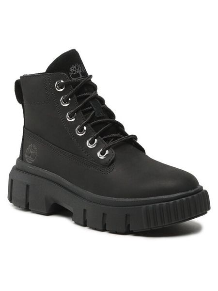 Timberland Trapery Greyfield Leather Boot TB0A5RNG0011 Czarny. Czarne buty zimowe Timberland, ze skóry, bez obcasa, bez zapięcia. Za 509,99 zł.