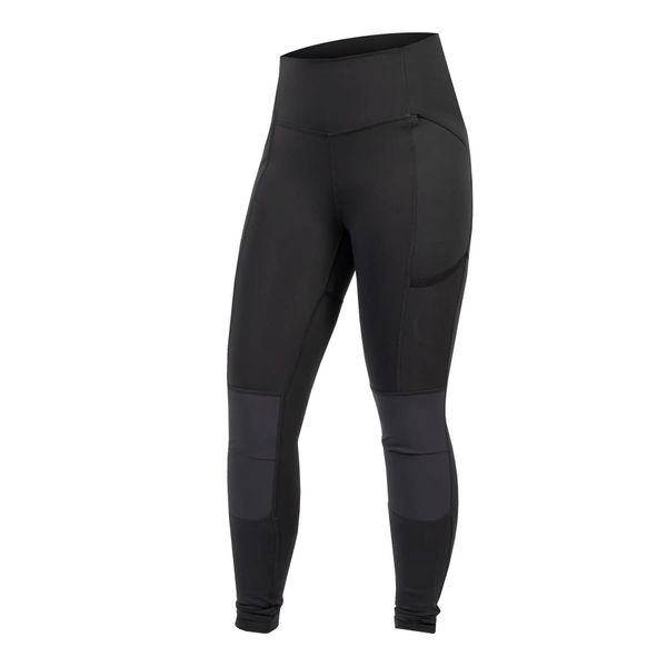 Damskie legginsy Endura SingleTrack. Czarne legginsy ENDURA, bez wzorów, z dzianiny, długie. Za 299,99 zł.