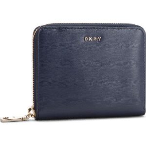 Duży Portfel Damski DKNY - Bryant Sm Zip Around R8313656 Navy NVY. Portfele marki DKNY. W wyprzedaży za 289,00 zł.