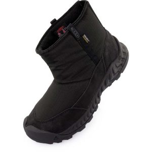 Damskie buty zimowe Keen Wmns Hood Nxis Pull On WP czarne. Czarne buty zimowe 47 Brand, z kauczuku, bez obcasa, bez zapięcia. Za 517,99 zł.