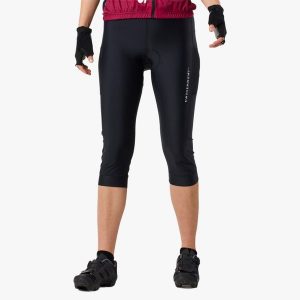 Legginsy rowerowe kobieca Swedemount Core Bike 3/4 Tights szybkoschnąca. Czarne legginsy SWEDEMOUNT, bez wzorów, z tkaniny. Za 329,99 zł.