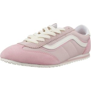 Buty VANS SUPER LOWPRO Rose. Czerwone trampki Vans, bez wzorów, ze skóry, bez zapięcia. Za 387,99 zł.