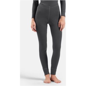 Legginsy termoaktywne damskie Odlo ACTIVE WARM ECO. Szare legginsy ODLO, bez wzorów. W wyprzedaży za 181,12 zł.