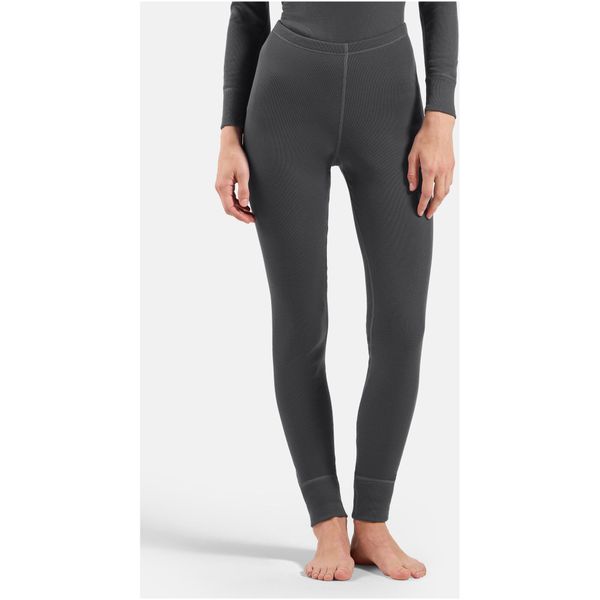 Legginsy termoaktywne damskie Odlo ACTIVE WARM ECO. Szare legginsy ODLO, bez wzorów. W wyprzedaży za 181,12 zł.