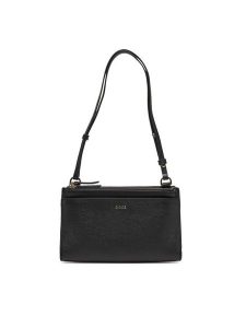 BOSS Torebka Alyce 50541756 Czarny. Czarne listonoszki Boss, bez wzorów, ze skóry, bez dodatków. Za 689,99 zł.