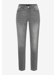 More & More Dżinsy - Slim fit - w kolorze szarym rozmiar: 38. Szare jeansy More & More, z aplikacjami, ze skóry. Za 147,91 zł.