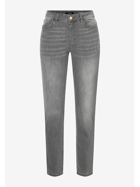 More & More Dżinsy - Slim fit - w kolorze szarym rozmiar: 40. Szare jeansy More & More, z aplikacjami, ze skóry. Za 160,96 zł.