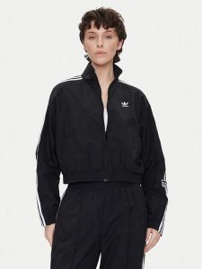 Adidas Bluza adicolor Adibreak JD0860 Czarny Loose Fit. Czarne bluzy ADIDAS, s, bez wzorów, z syntetyku, bez kaptura. Za 239,99 zł.